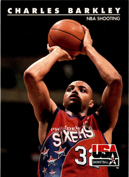 1992 SkyBox USA #8 Charles Barkley USA