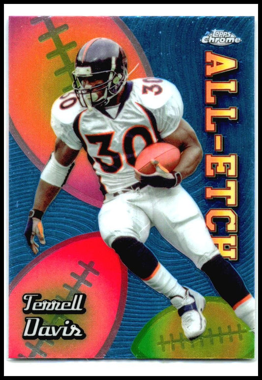 2024 Topps Chrome All-Etch #CAE-TD Terrell Davis Denver Broncos