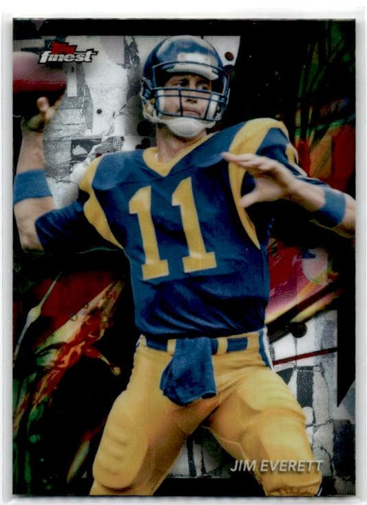 2024 Topps Finest Common #42 Jim Everett LA Rams