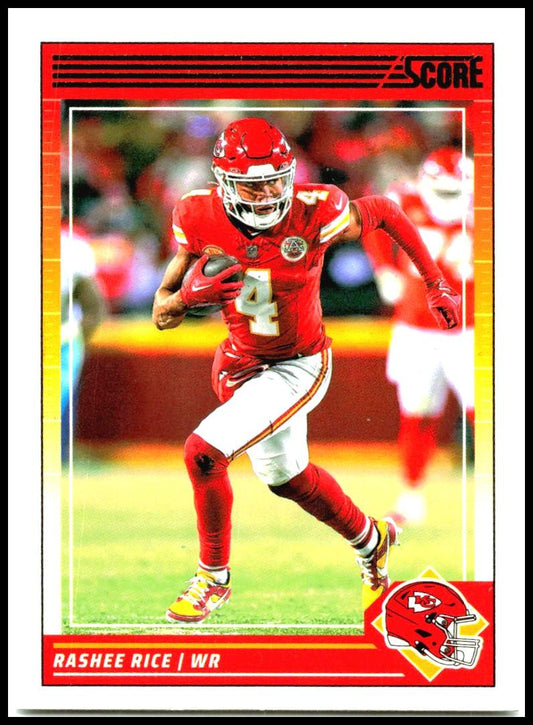 2024 Score #139 Rashee Rice Kansas City Chiefs