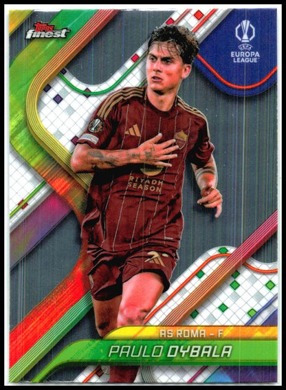 2024-25 topps finest uefa #70 Paulo Dybala