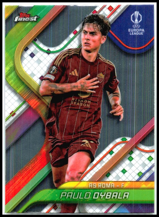 2024-25 topps finest uefa #70 Paulo Dybala