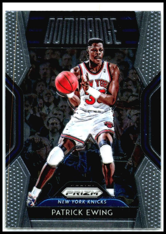 2018-19 Panini Prizm Dominance #28 Patrick Ewing New York Knicks