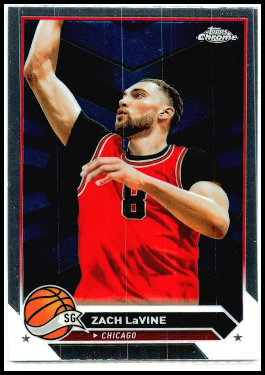 2023-24 Topps Chrome #55 Zach LaVine Chicago Bulls