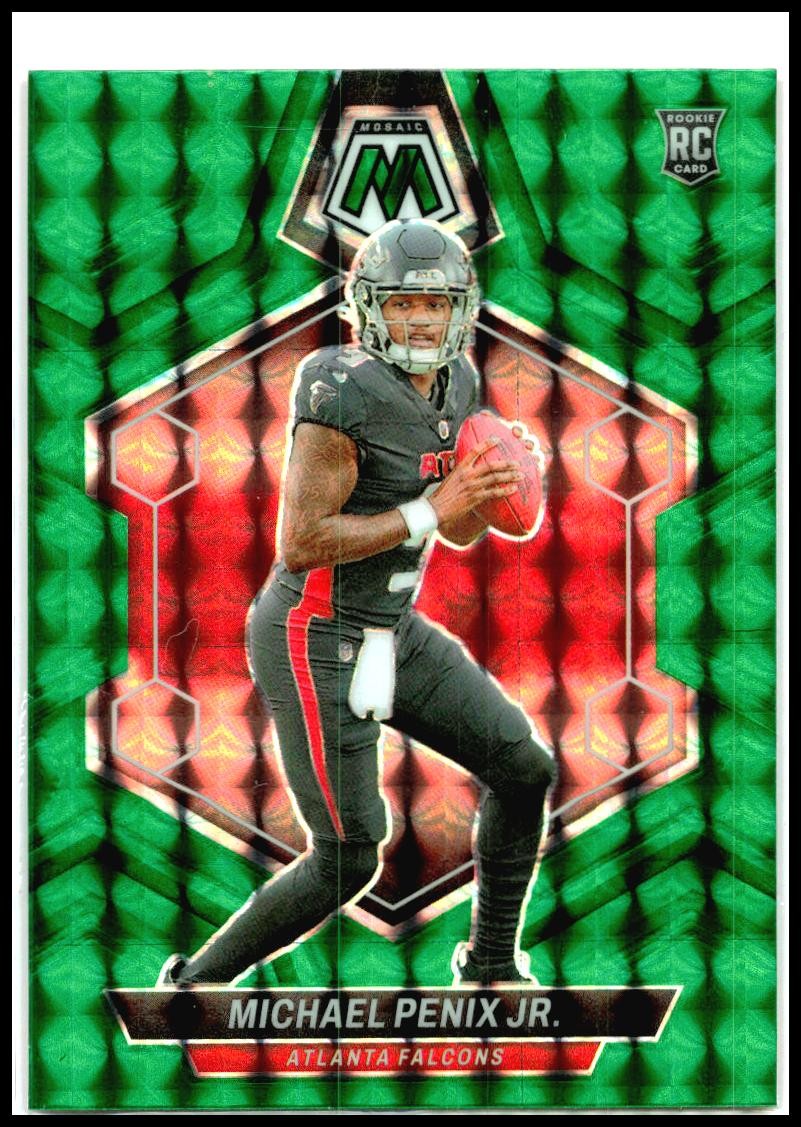 2024 Panini Mosaic Mosaic Green #308 Michael Penix Jr. Atlanta Falcons