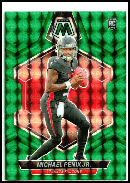2024 Panini Mosaic Mosaic Green #308 Michael Penix Jr. Atlanta Falcons