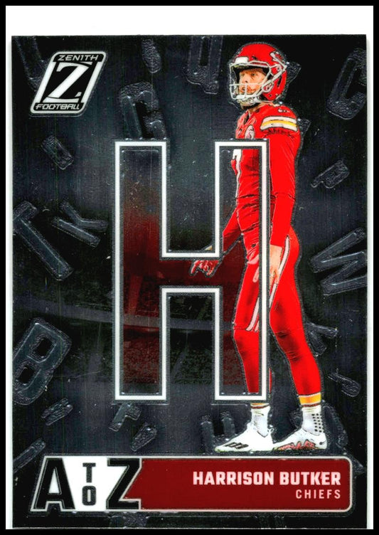 2024 Panini Zenith A to Z #8 Harrison Butker Kansas City Chiefs