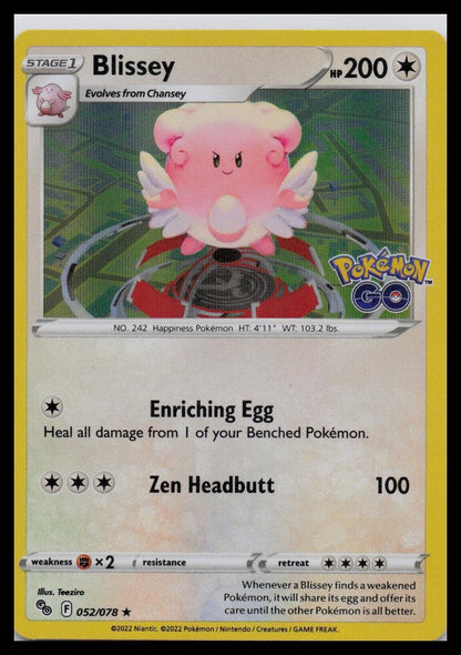 Pokemon GO #052/078 Blissey Holo