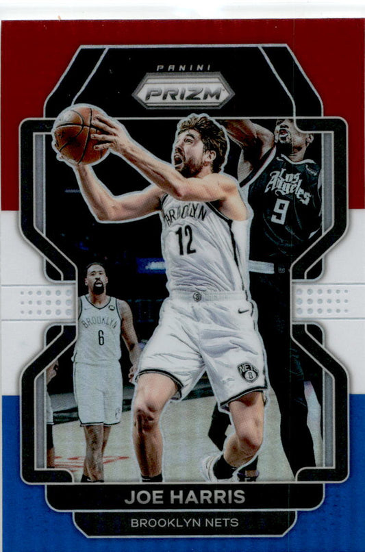 2021-22 Panini Prizm Red White and Blue #95 Joe Harris Brooklyn Nets