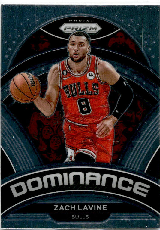 2022 Prizm Dominance #6 Zach Lavine