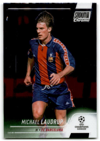 2022 Topps Stadium Club Chrome UCL Michael Laudrup FC Barcelona #13
