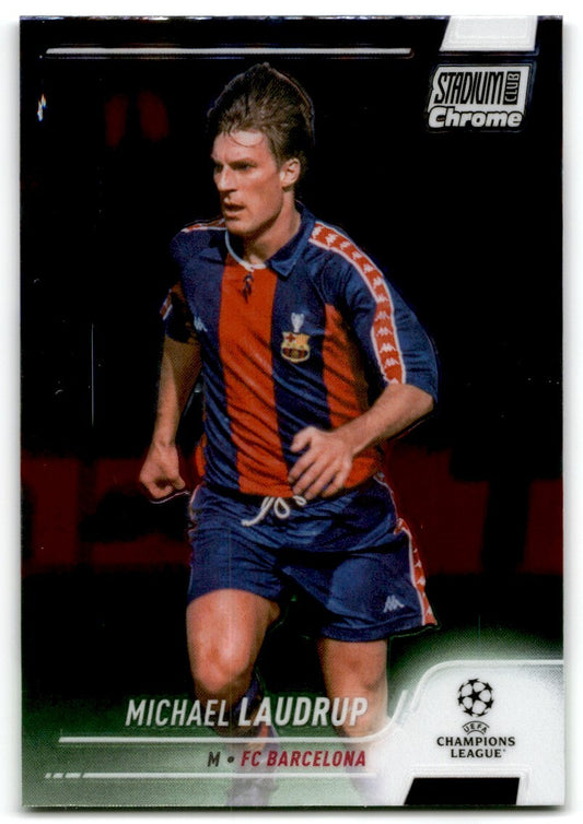 2022 Topps Stadium Club Chrome UCL Michael Laudrup FC Barcelona #13