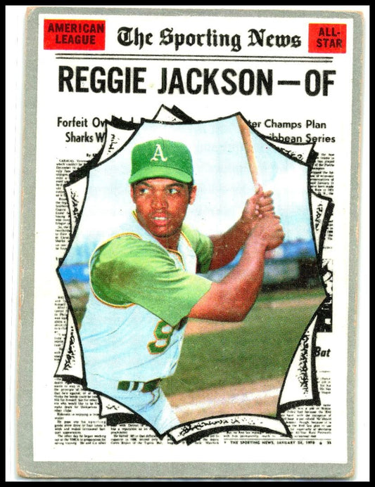 1970 Topps #459 Reggie Jackson Oakland Athletics