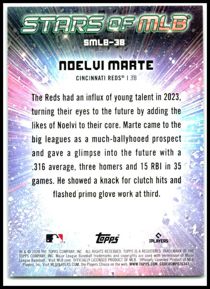 2024 Topps Stars of MLB #SMLB-38 Noelvi Marte Cincinnati Reds