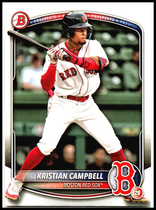 2025 Bowman Prospects #BP-42 Kristian Campbell Boston Red Sox