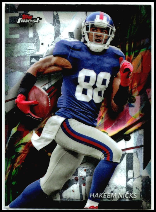 2024 Topps Finest #1 Hakeem Nicks