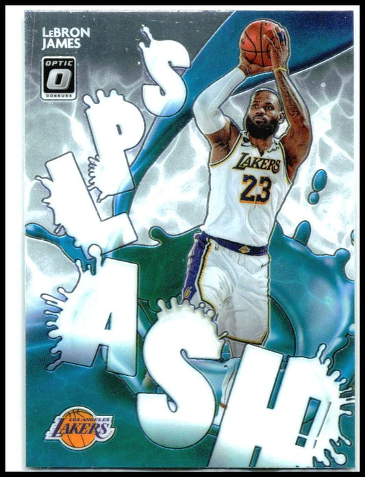 2020-21 Donruss Optic Splash! #13 LeBron James Los Angeles Lakers
