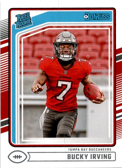 2024 Donruss #301 Bucky Irving Rookie Tampa Bay Buccaneers