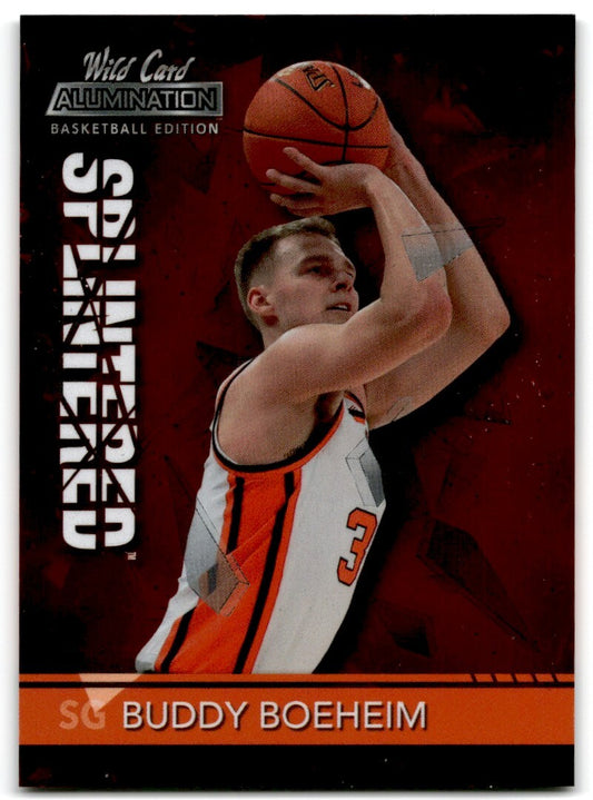 2021-22 Wild Card Alumination Splintered Buddy Boeheim Syracuse Orange #ASP-6