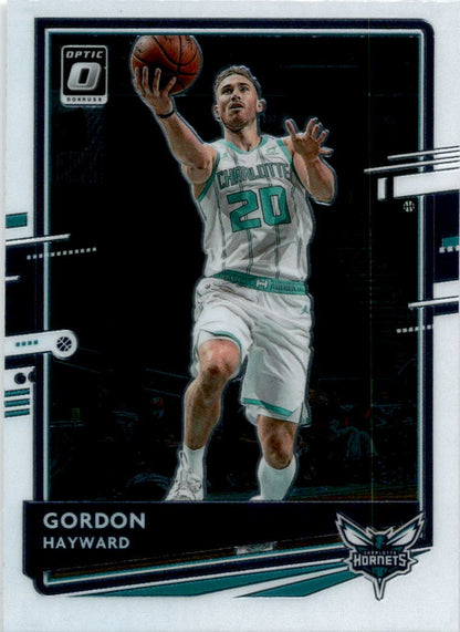 2020-21 Donruss Optic #140 Gordon Hayward Charlotte Hornets