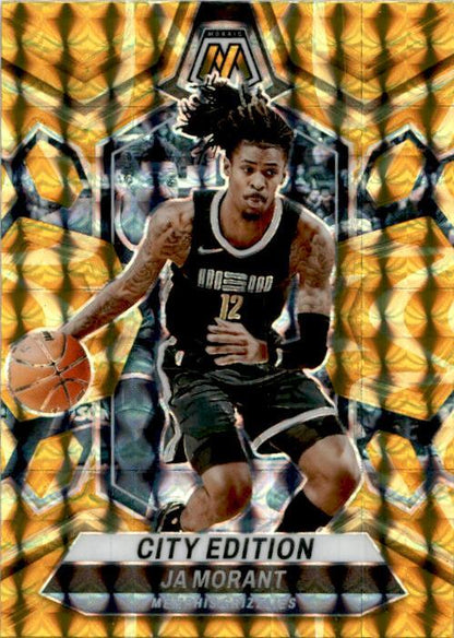 2023-2024 Mosaic City Edition Reactive Yellow #288 Ja Morant Memphis Grizzlies