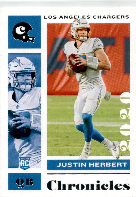 2020 Panini Chronicles #53 Justin Herbert RC Los Angeles Chargers