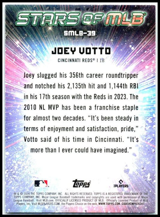 2024 Topps Stars of MLB #SMLB-39 Joey Votto Cincinnati Reds