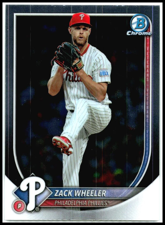 2025 Bowman Chrome #72 Zach Wheeler Phillies