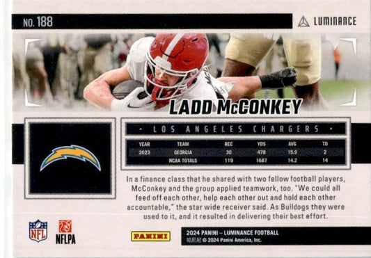 2024 Panini Luminance #188 Ladd McConkey