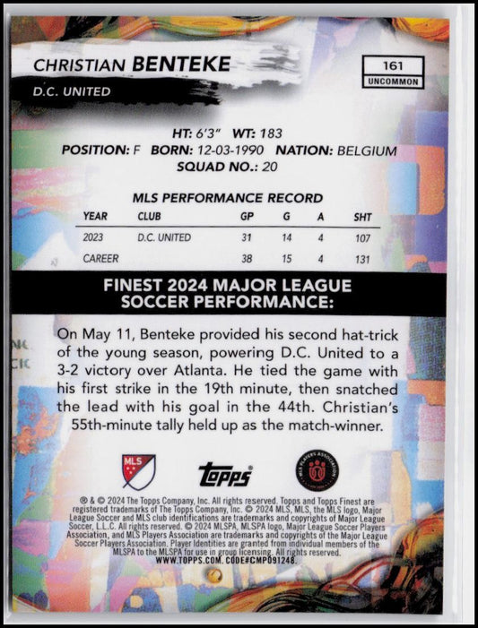 2024 Finest MLS #161 Christian Benteke