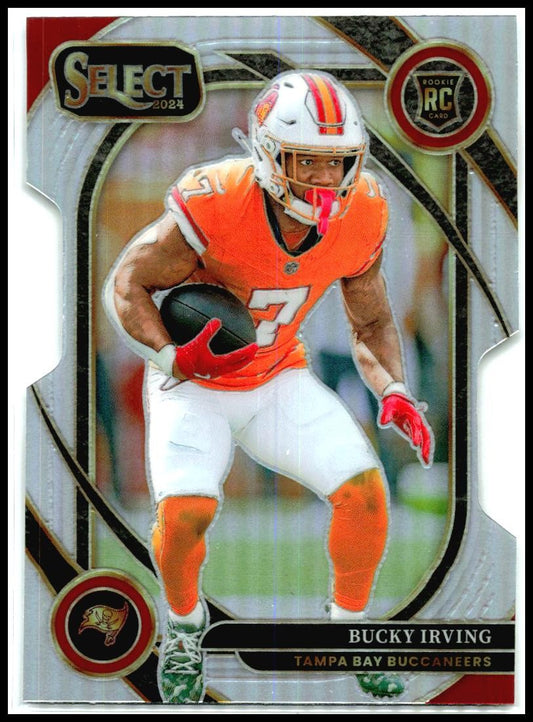 2024 Panini Select Silver Prizm Die Cut #239 Bucky Irving Rookie Tampa Bay