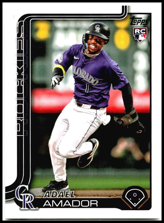 2025 Topps #191 Adael Amador Colorado Rockies