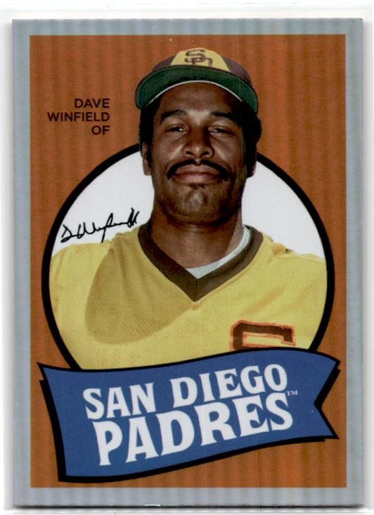 2023 Topps Archives 1969 Topps Single Player Foil #69T-48 Dave Winfield Padres