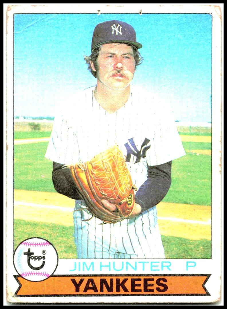1979 Topps #670 Jim Hunter New York Yankees