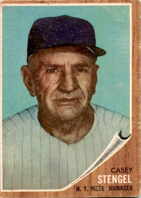 1962 Topps #29 Casey Stengel New York Mets