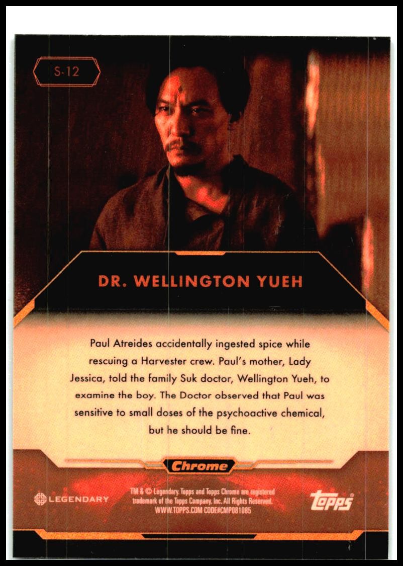 2024 Dune Chrome® - Hobby Box ##S-12 Wellington Yueh