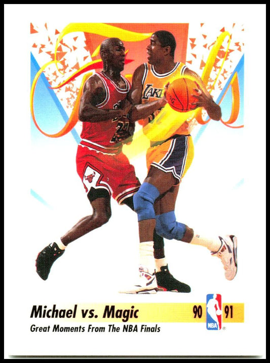 1991-92 SkyBox #333 Michael vs. Magic