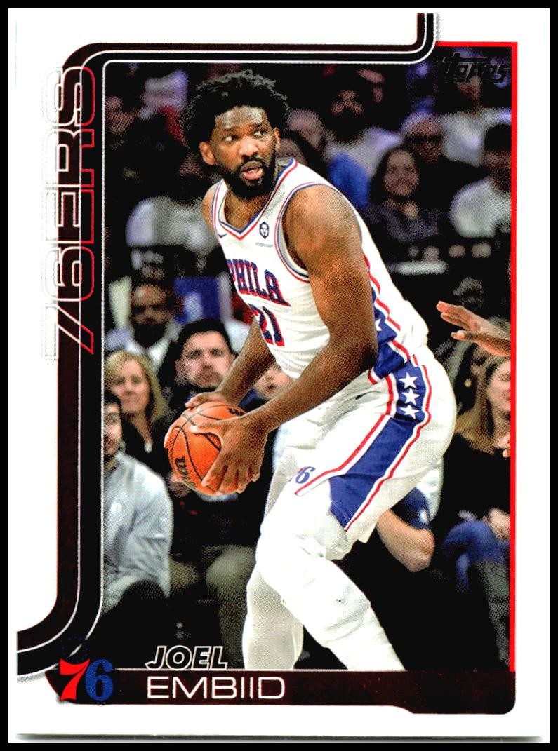 2025-26 Topps #22 Joel Embiid Philadelphia 76ers