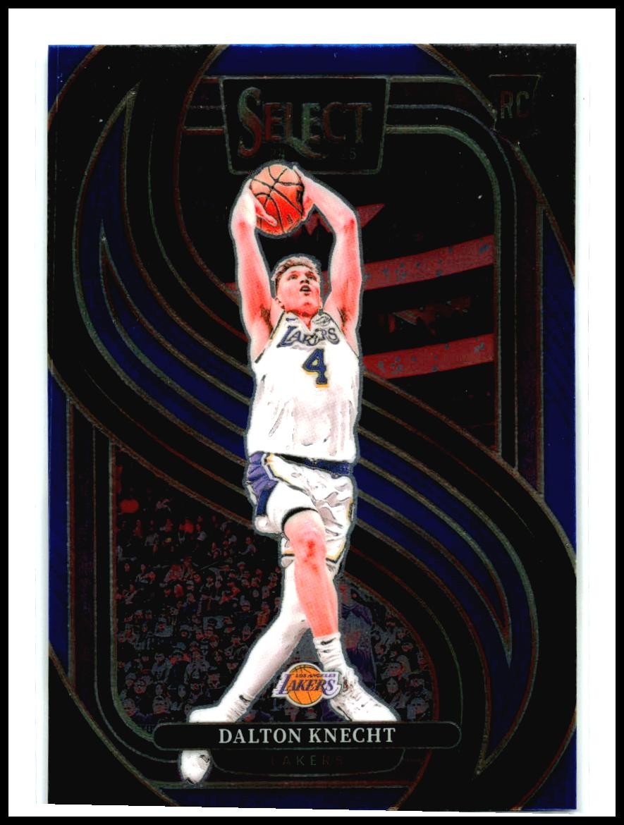 2024-25 Panini Select Blue #186 Dalton Knecht Rookie Los Angeles Lakers