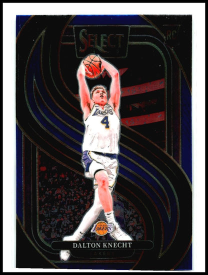 2024-25 Panini Select Blue #186 Dalton Knecht Rookie Los Angeles Lakers