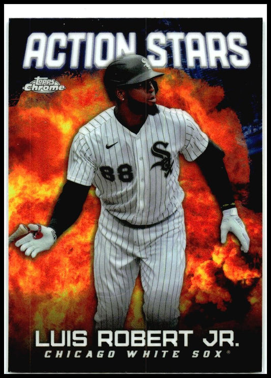 2023 Topps Chrome Update Action Stars #ASC-24 Luis Robert Jr. Chicago White Sox