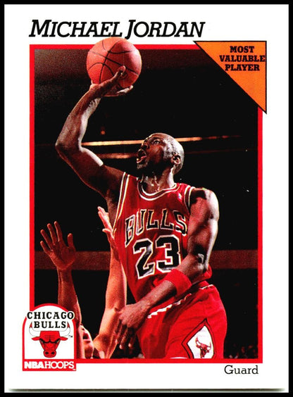1991-92 Hoops #30 Michael Jordan Chicago Bulls