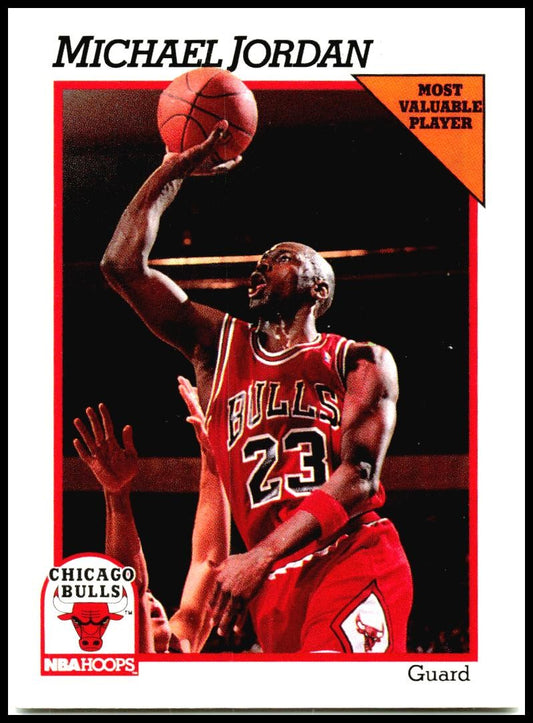 1991-92 Hoops #30 Michael Jordan Chicago Bulls