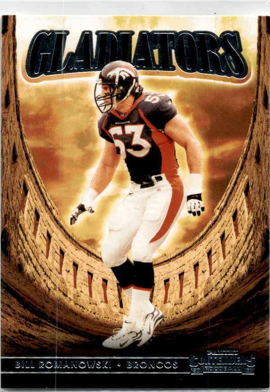 2021 Panini Contenders #GLD-BRM Bill Romanowski Denver Broncos
