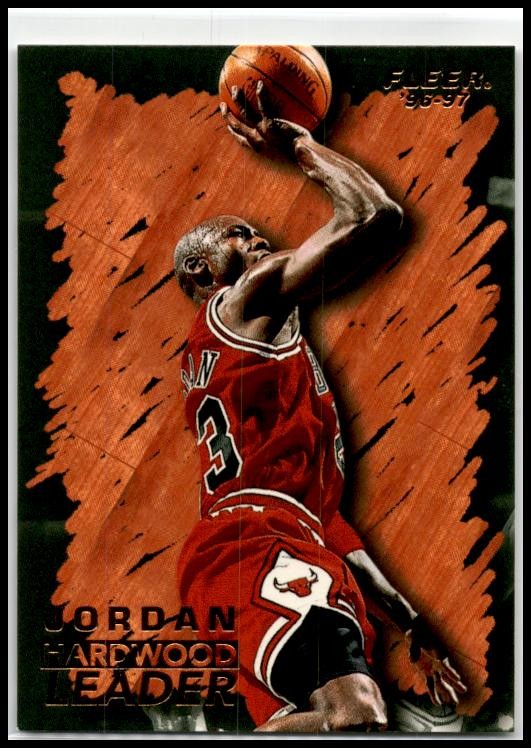 1996-97 Fleer European #123 Michael Jordan Chicago Bulls