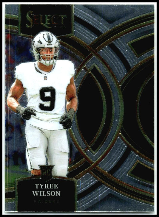 2023 Panini Select #119 Tyree Wilson Rookie Las Vegas Raiders