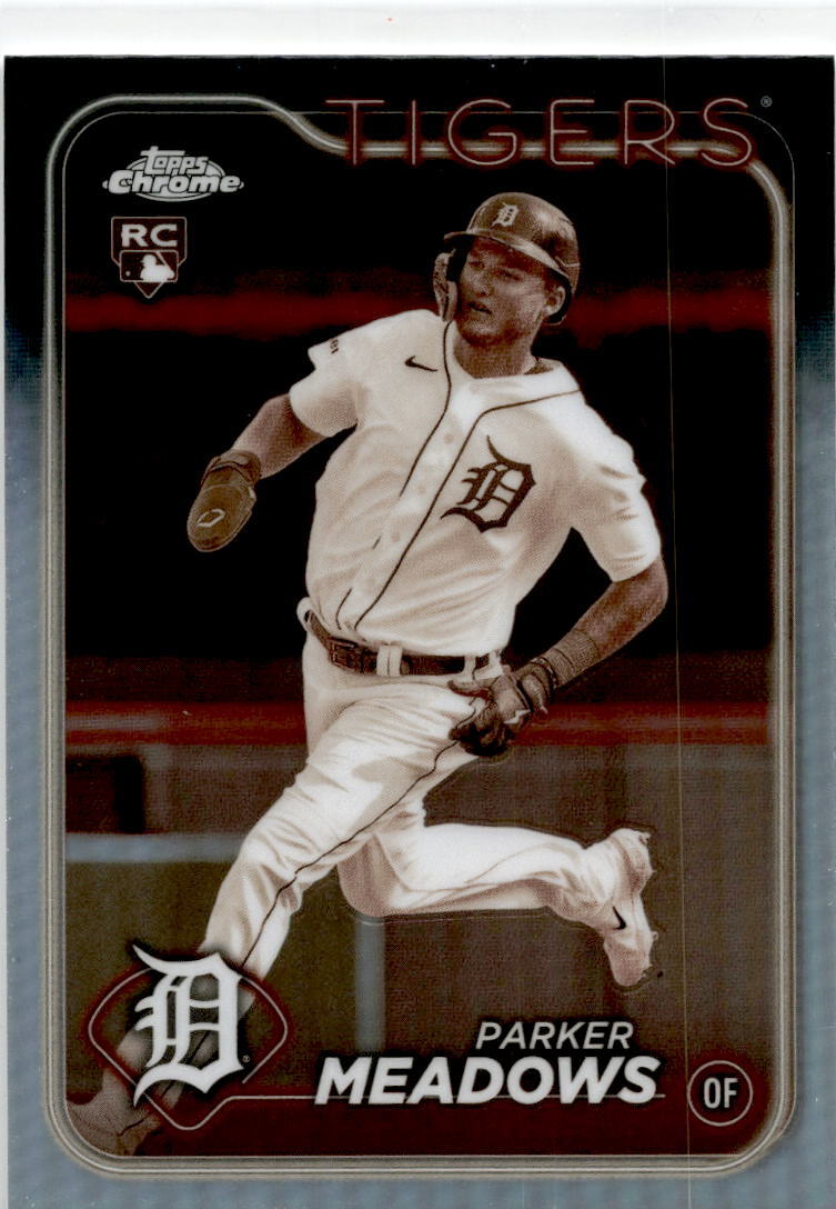 2024 Topps Chrome Sepia Refractors #271 Parker Meadows Rookie Detroit Tigers
