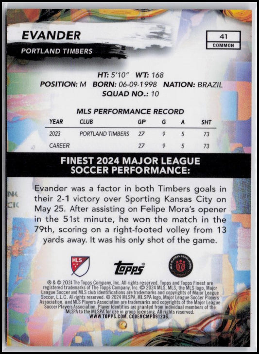 2024 Finest MLS #41 Evander