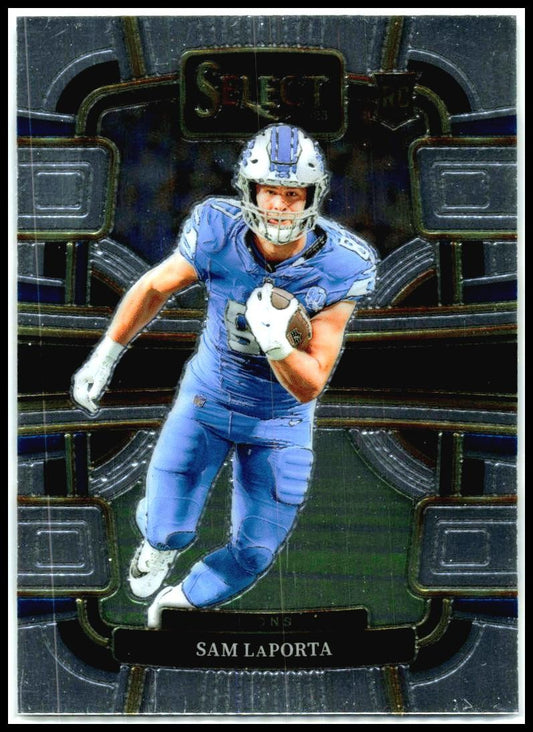 2023 Panini Select #35 Sam LaPorta Rookie Detroit Lions
