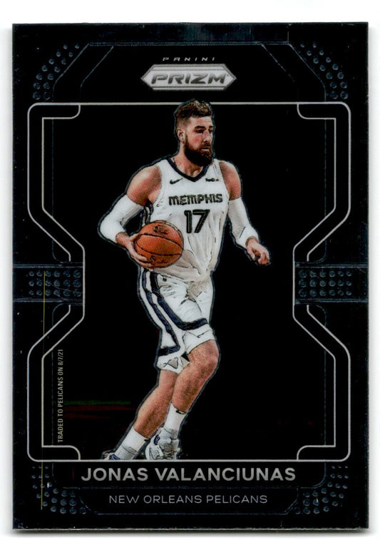 2021-22 Panini Prizm Jonas Valanciunas New Orleans Pelicans #62